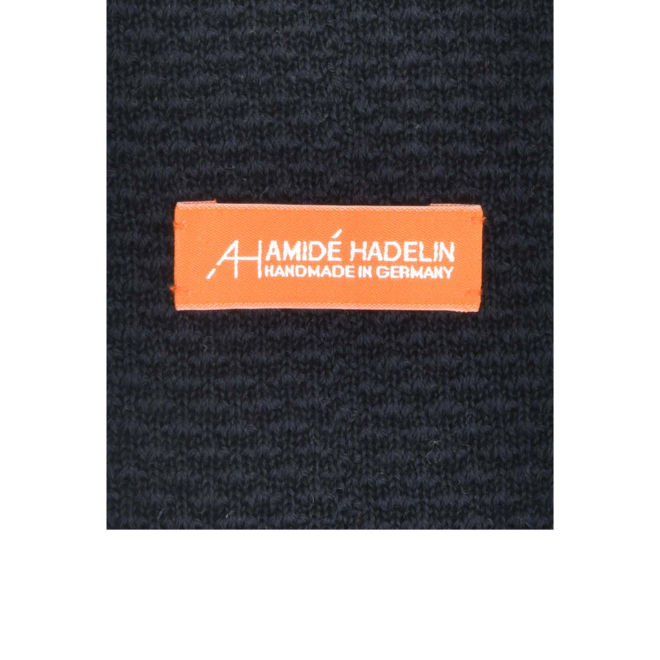 Orange Label | knit wool tie, navy_label