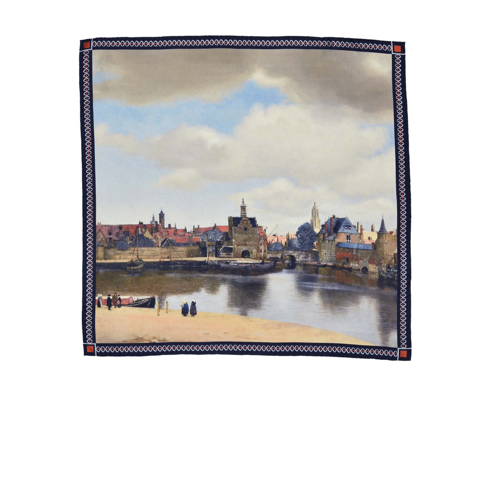 Amidé Hadelin | Johannes Vermeer neckerchief 'View of Delft'_full