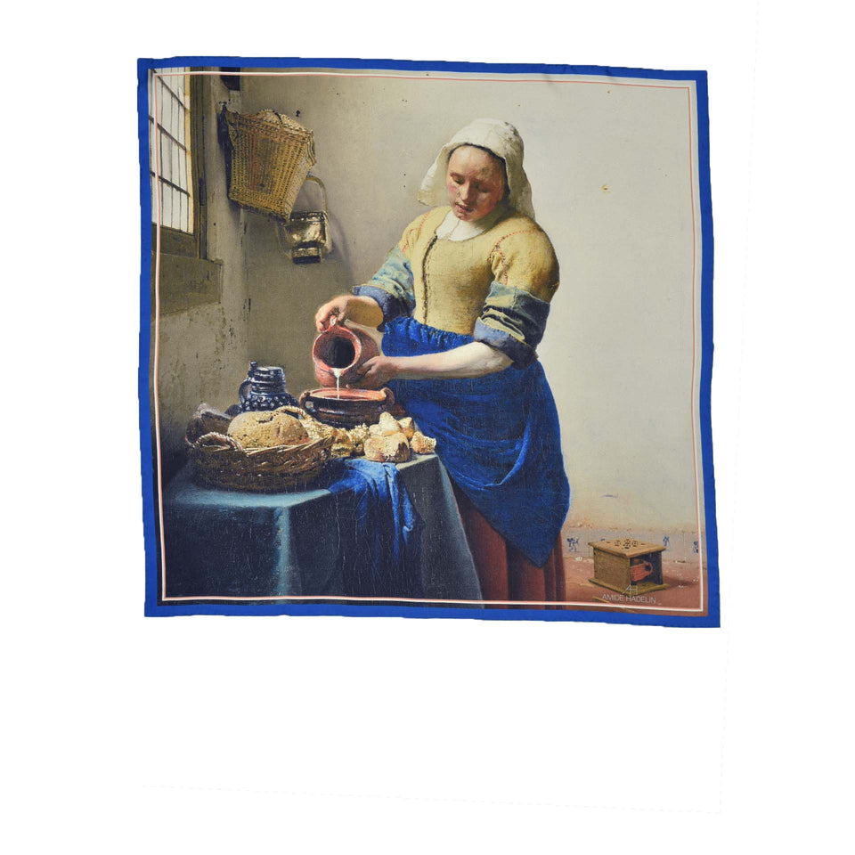 Amidé Hadelin | Johannes Vermeer neckerchief 'The Milkmaid'_full